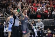 Rocco Welsh during the Division I Men's Wrestling Championship 2024 (Photo via Getty Images)